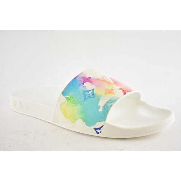 Louis Vuitton Waterfront Mule Watercolor Monogram Slide Sandal UK 9 US 10 11 - Picture 5 of 16
